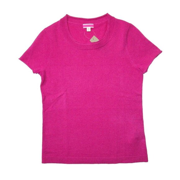 J. Crew Sweaters - NWT J.Crew Short-sleeve Cashmere Relaxed T-shirt in Icy Rose Pink Sweater XS